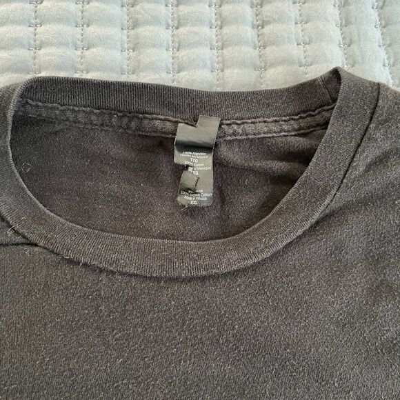 NIRVANA Smiley Face 2012 Black Tee Men's Size 2 XL XXL Kesha Tee Oversized - Picture 5 of 9